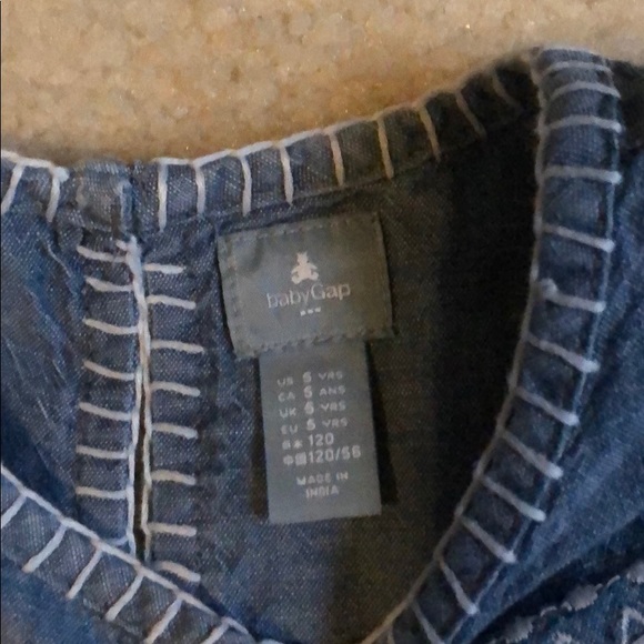 GAP Chambray 3/4 sleeve dress - Picture 4 of 4